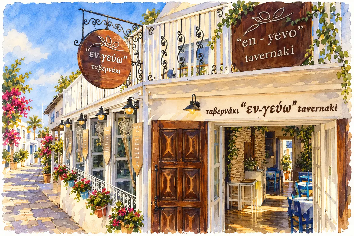 En Yevo Tavernaki — Cypriot taverna