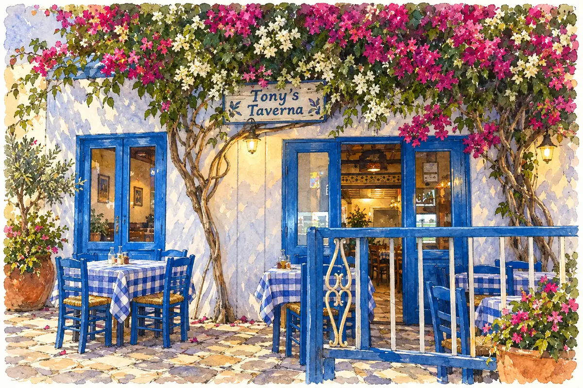Tony's Taverna — Greek and Cypriot taverna