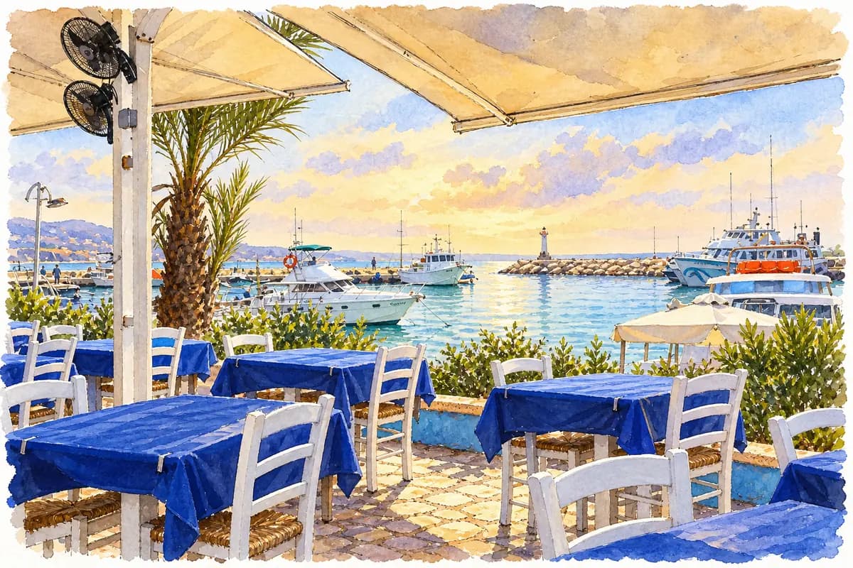 Vassos Psarolimano Fish Tavern — Harbour fish tavern