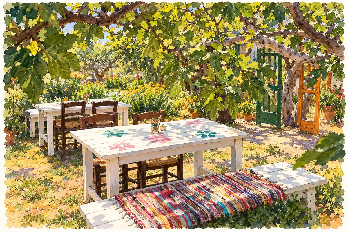 Avli tis Nefelis — Garden coffee stop