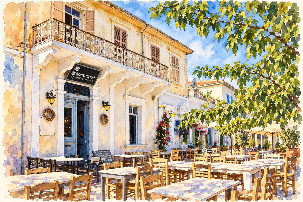 Koutourou Ouzeri — Modern ouzeri