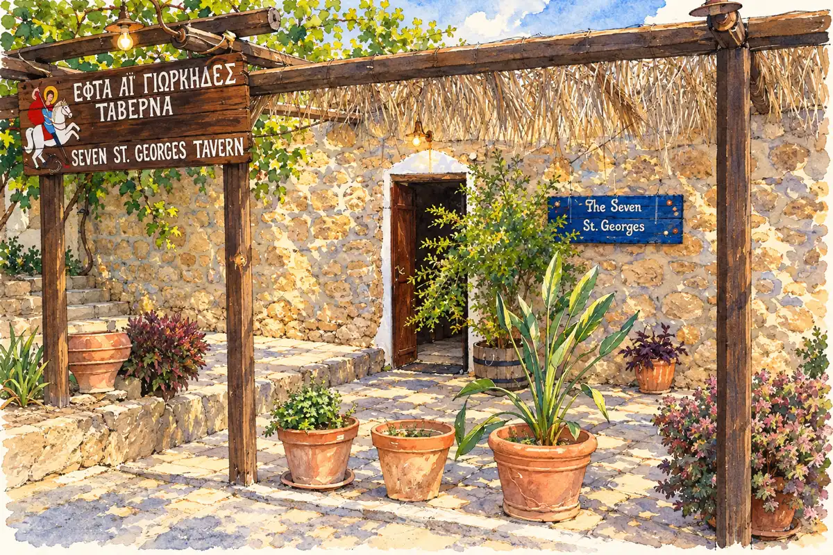7 St. George's Tavern — Set-meze Cypriot taverna