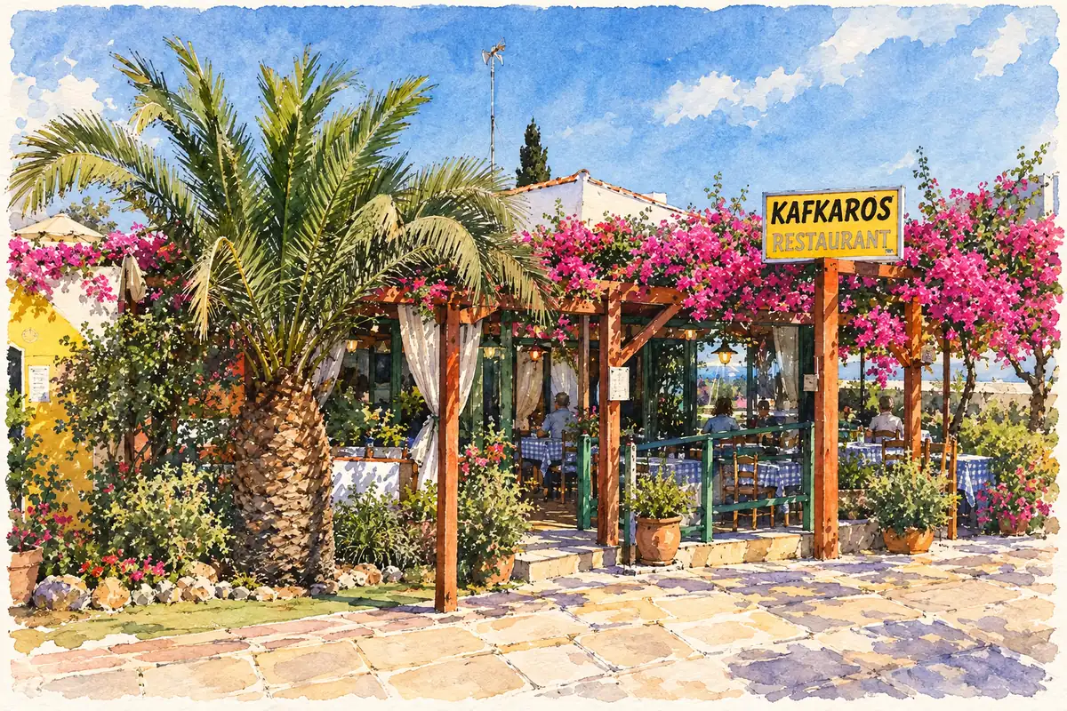 Kafkaros Tavern — Konnos-road taverna