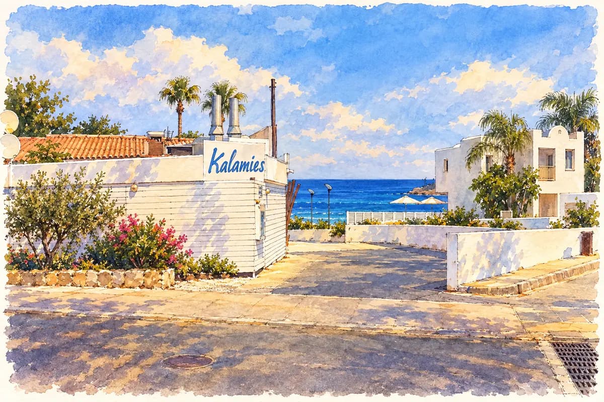 Kalamies Restaurant — Seafront fish restaurant