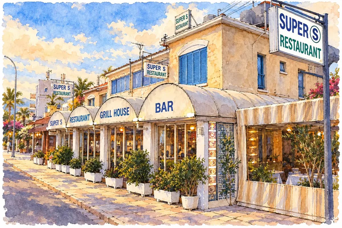 Super S Restaurant — Budget Cypriot grill